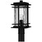Quoizel McAlister 1-Light Earth Black Outdoor Post Lantern MCL9008EK - alternate 4
